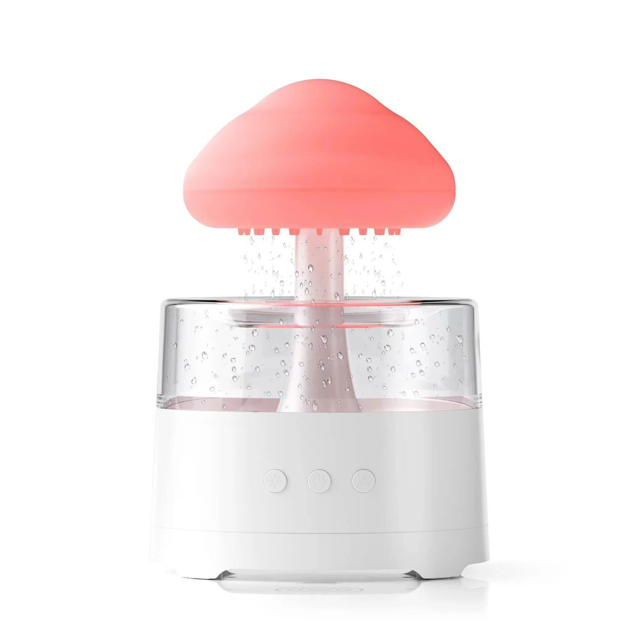 Mushroom Cloud Colorful Light Desktop Aroma Diffuser with 3pcs Essential Oil