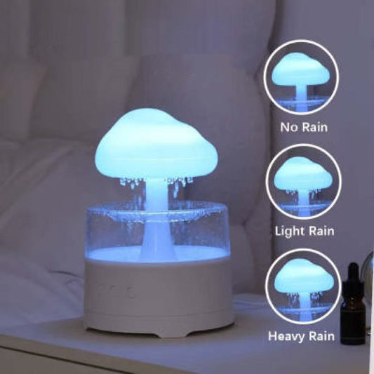 Creative Mushroom Cloud Colorful Light Desktop Aroma Diffuser